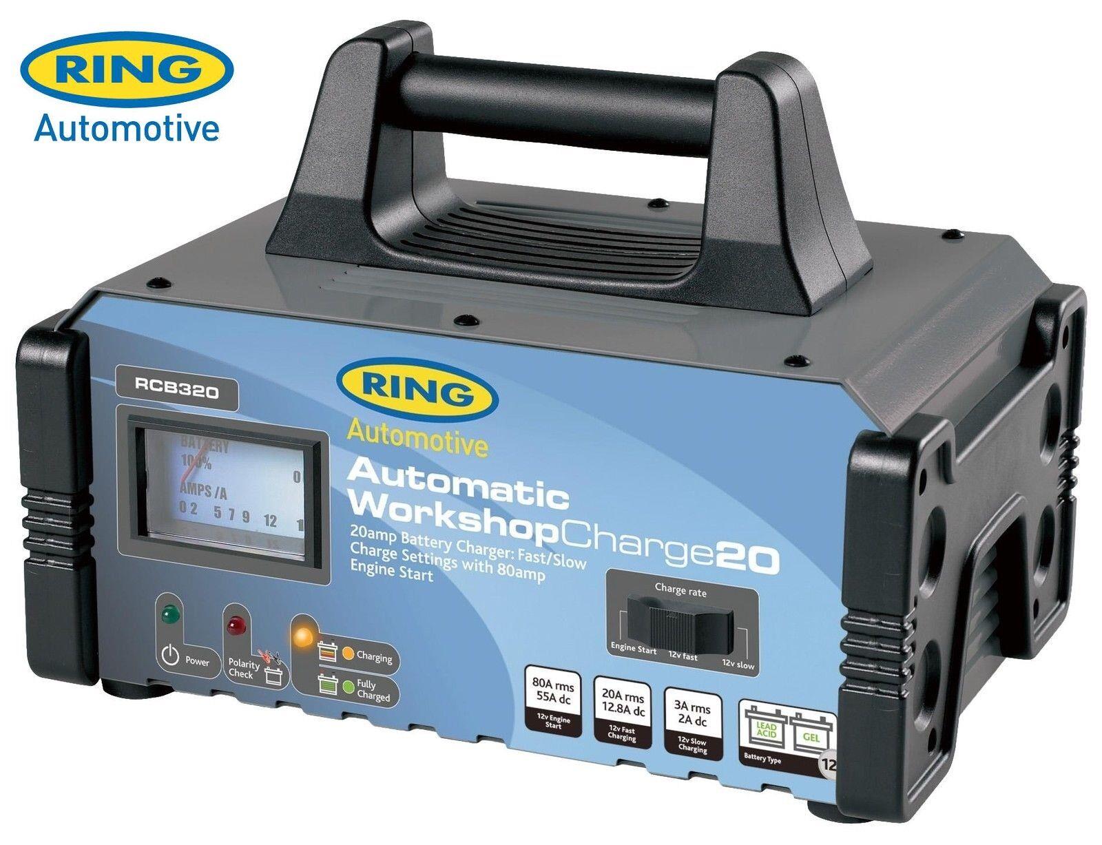 Ring RCB320 12v 20 Amp Professional Car Battery Charger Engine