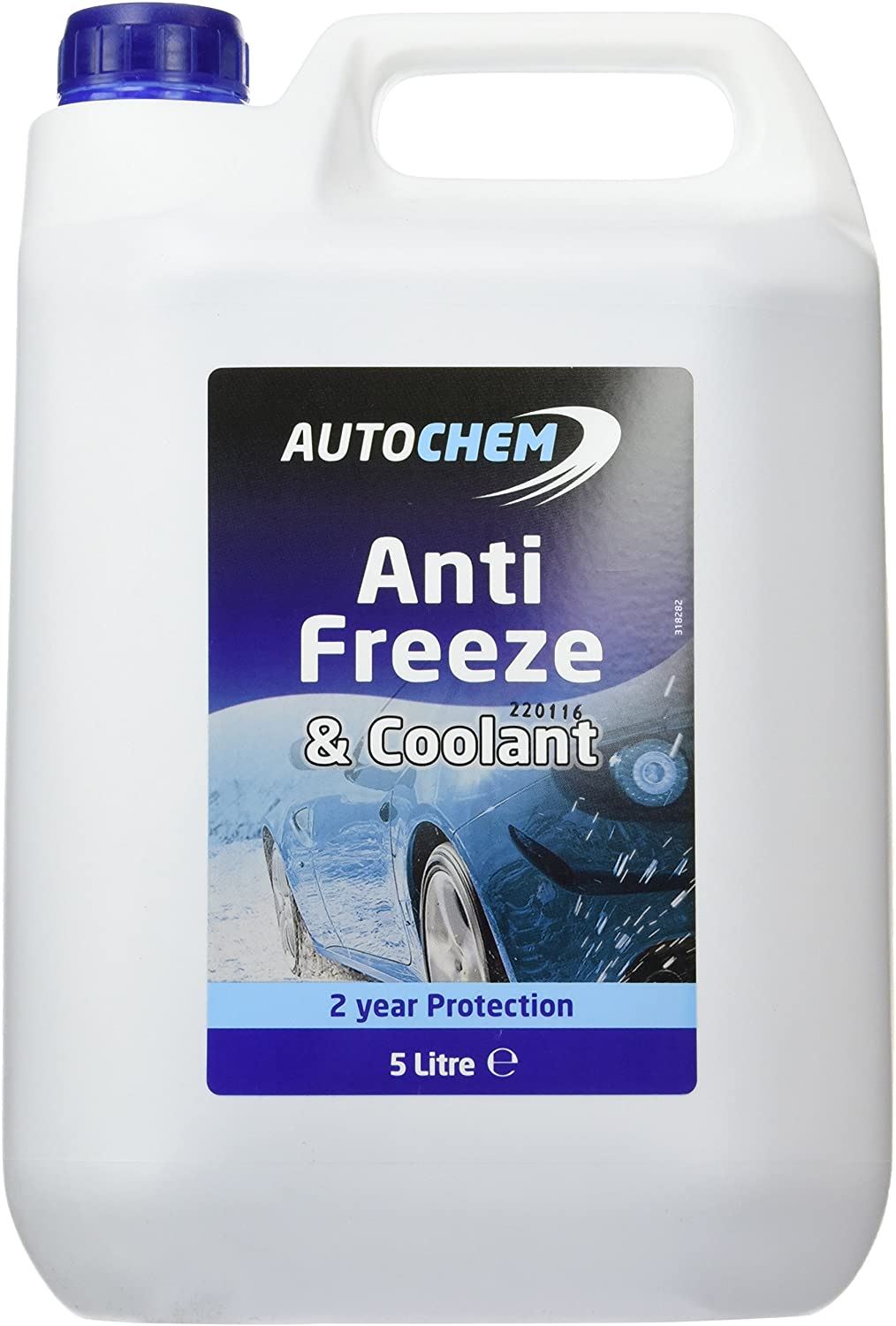 Autochem Blue Antifreeze & Coolant Concentrate 2 Year Protection 5L