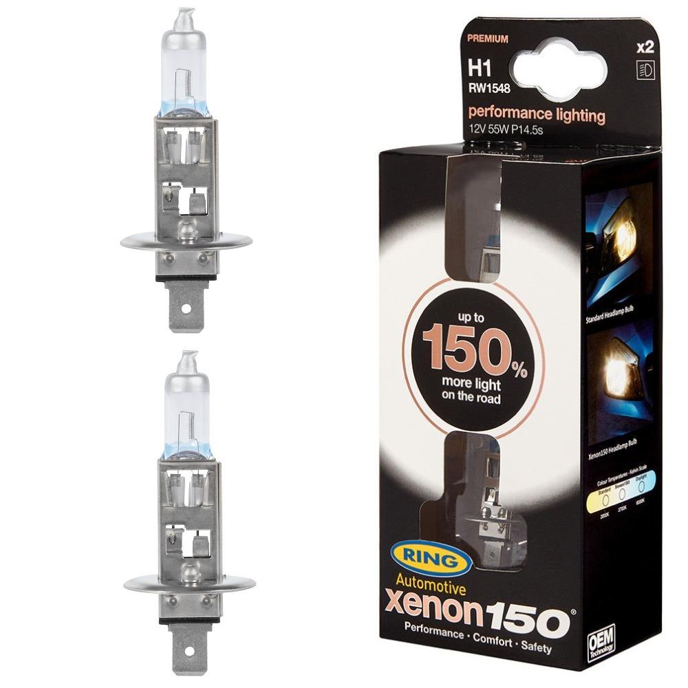 Ring Xenon150 12v Car 150 Brighter Upgrade Bulbs Headlight Headlamp eBay