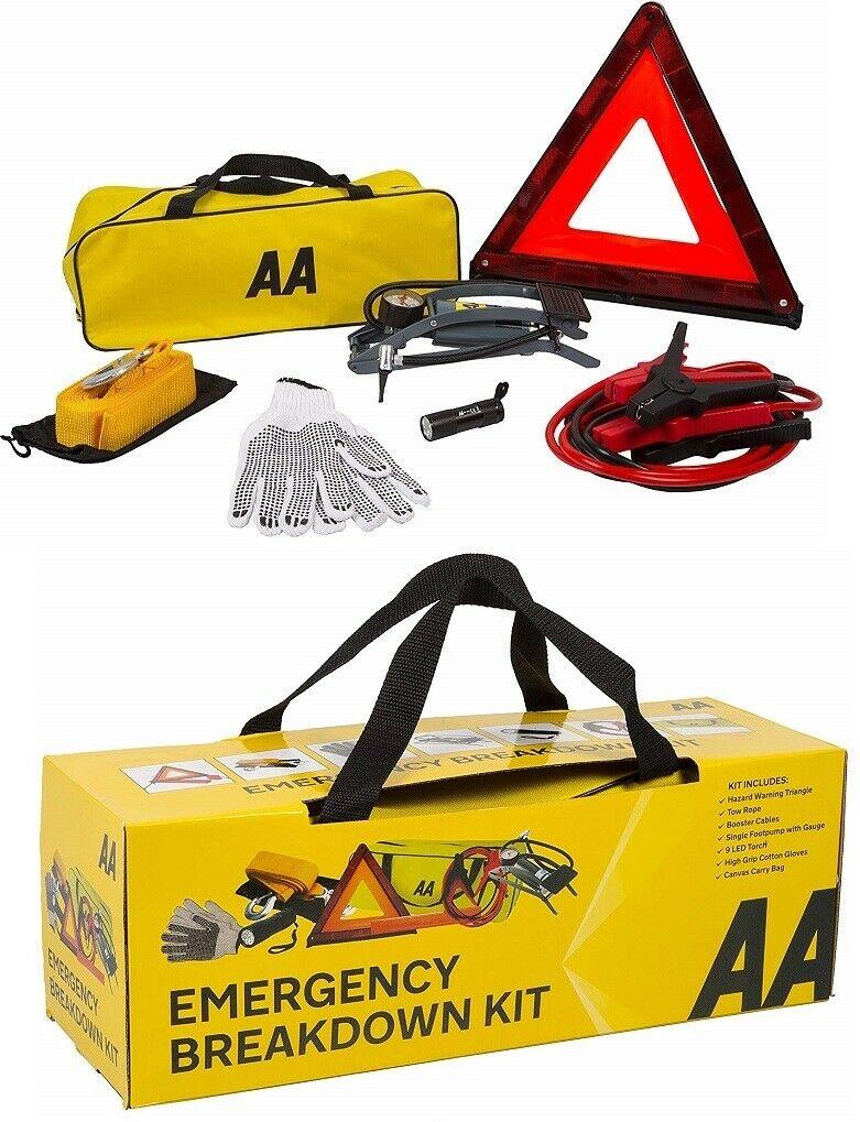 AA Car Emergency Breakdown Kit Car Driving Travel Kit Warning Triangle 5060114615595 eBay