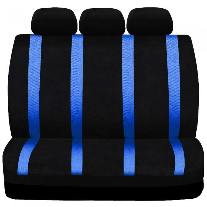 Blue Full Set Front & Rear Car Seat Covers for VW Volkswagen Golf All