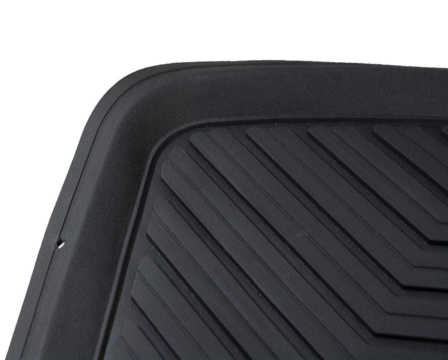 fits Toyota Hilux Deep Tray Rubber Floor Mats Heavy Duty Mud Mats Set