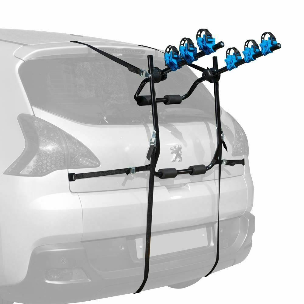 3 Bicycle Bike Car Cycle Carrier Rack Universal Fitting Hatchback