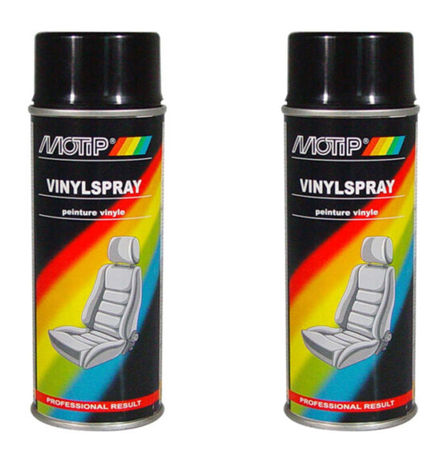 2x Motip Vinyl Spray Paint Black Car Vinyl Leather Interior Cleaner Spray 400ml 8711347040667 eBay