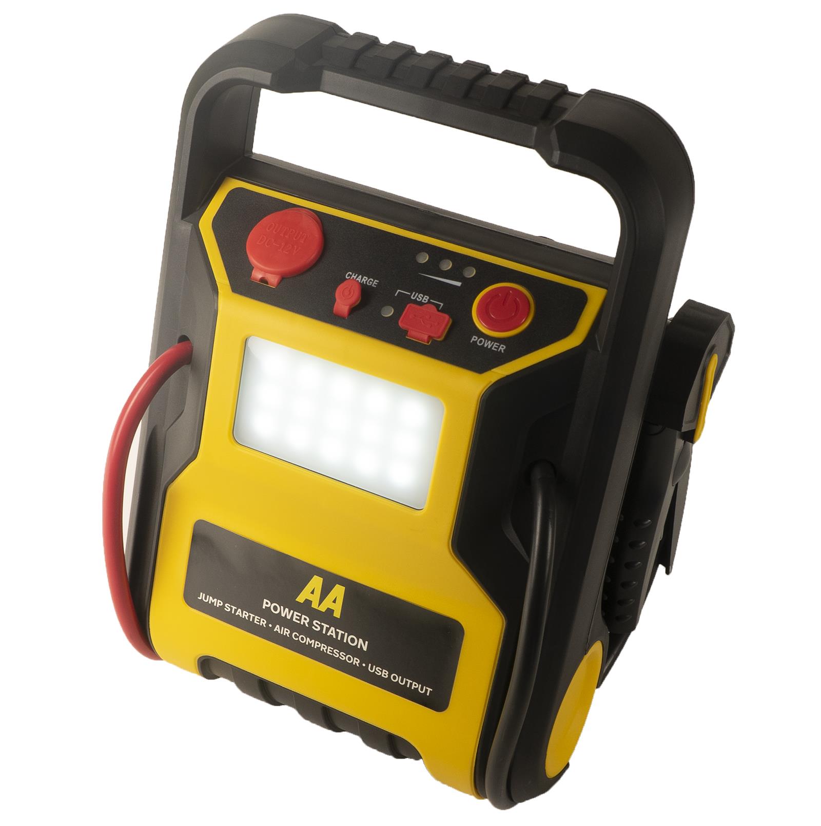 AA 12V 600A Car Van Battery Jump Starter Start Booster Compressor LED