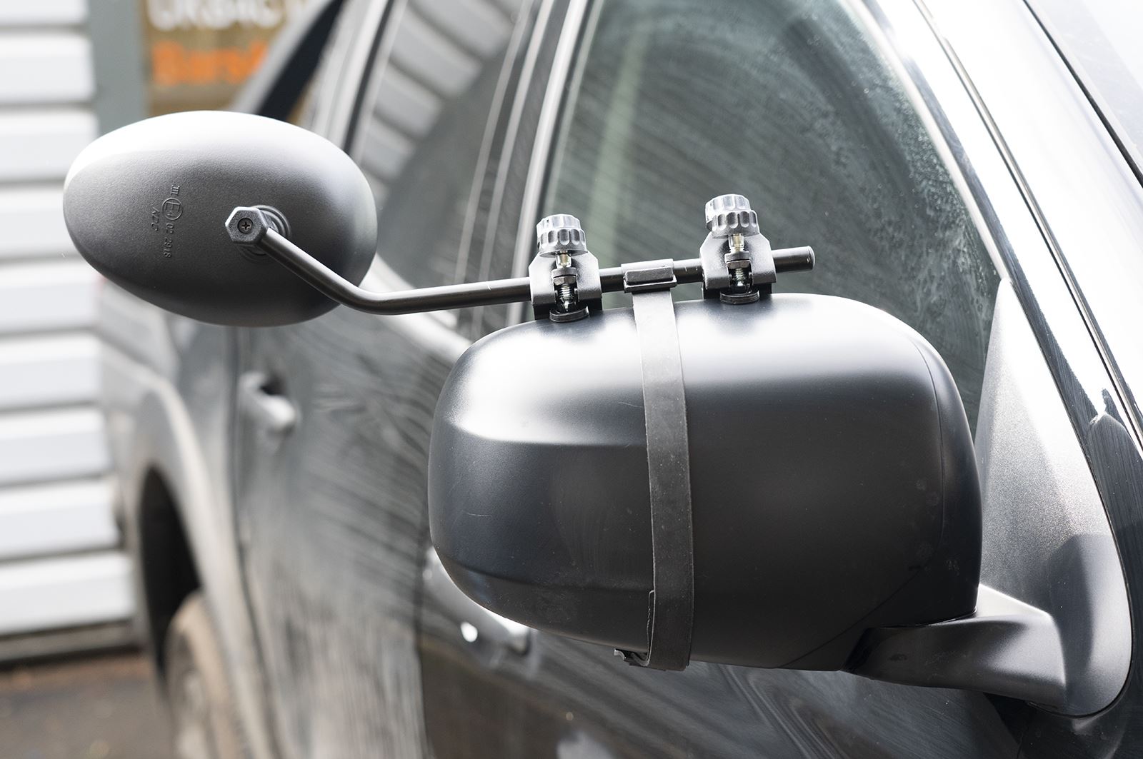 Pair of Convex Caravan Car Extension Towing Mirrors fits Skoda