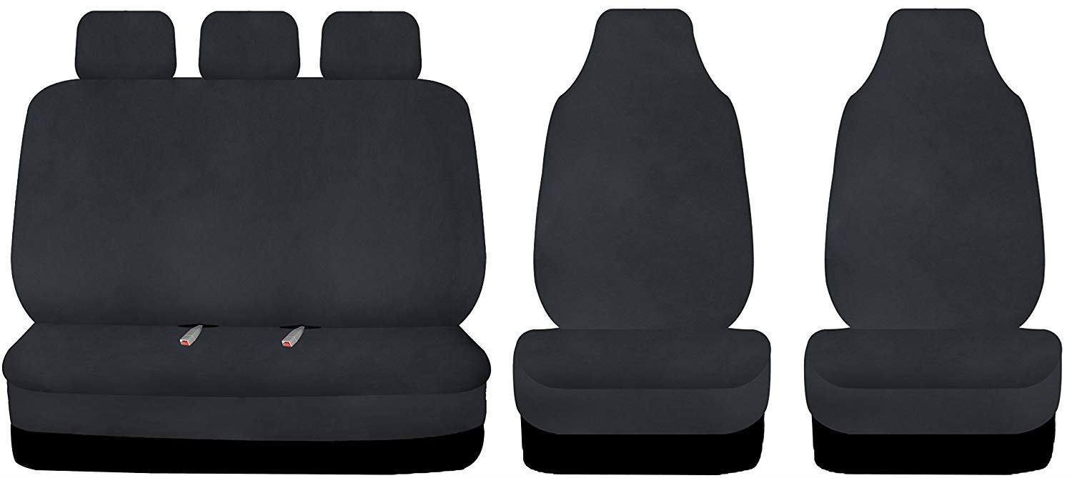 Black Waterproof Full Set Front & Rear Car Seat Covers for Kia Picanto All Years 5056223522701 Black Waterproof Full Set Front & Rear Car Seat Covers for Kia Picanto All Years 5056223522701