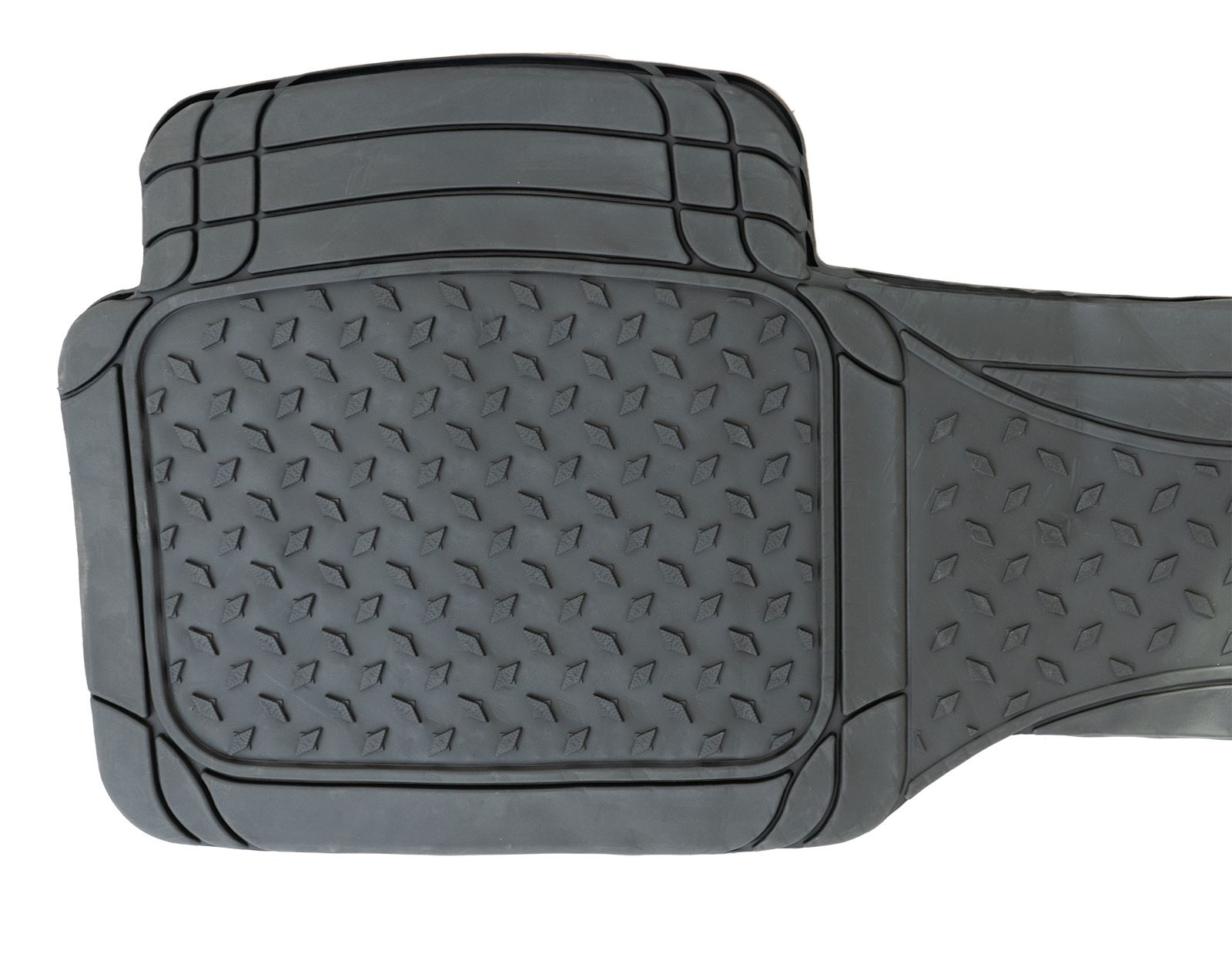 Black UKB4C 3pc Full Set Heavy Duty Rubber Floor Mats fits Dacia Sandero Duster 5213454666011 eBay