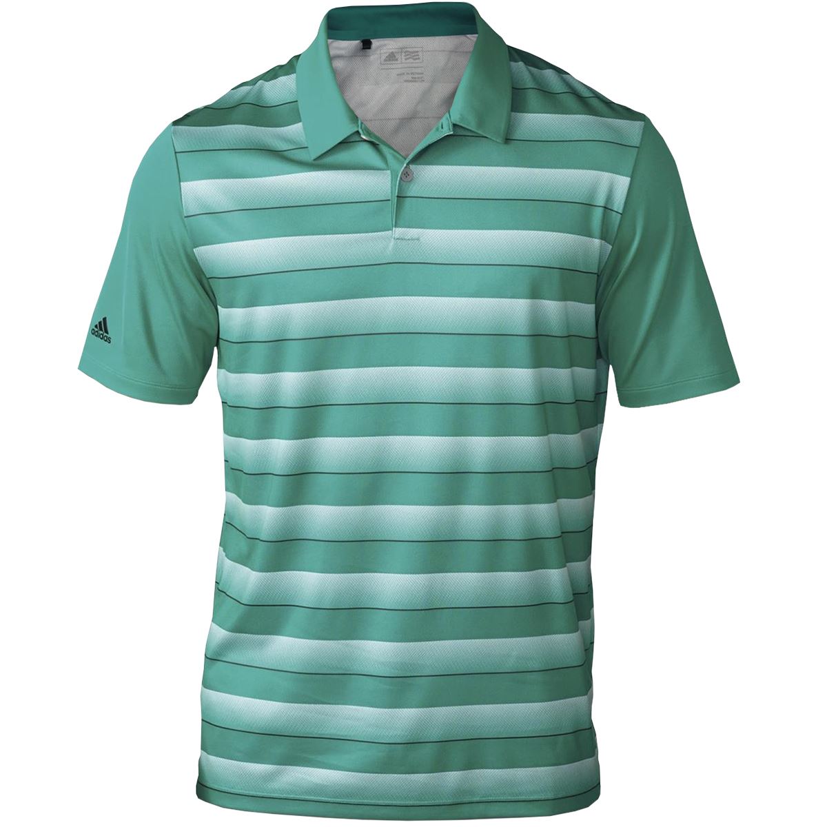 2016 Adidas Mens Performance Striped Golf Polo Shirt eBay