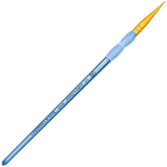 Royal & Langnickel Crafter's Choice Gold Taklon Artist Brush