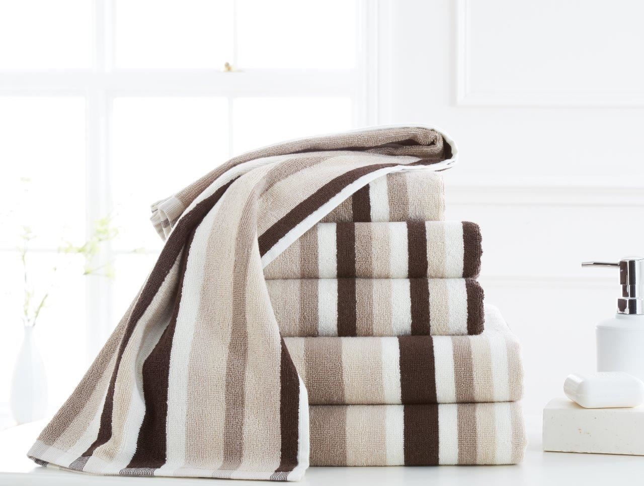 GC Victoria Stripe Bath Towel OR 2Pc Victoria Stripe Bath Set eBay