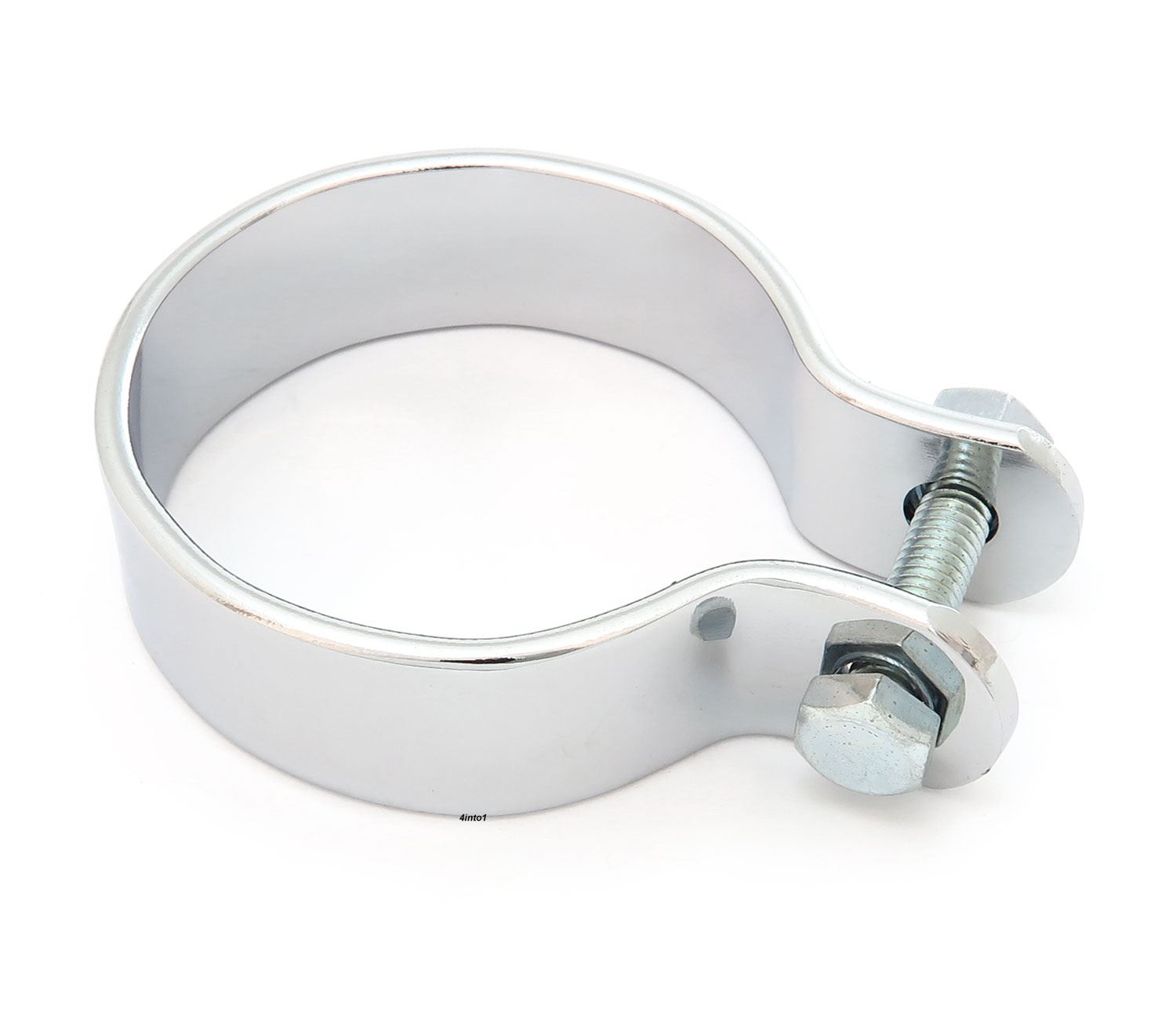 Chrome Cafe Racer Motorcycle Exhaust / Muffler Clamp 1 7/8" Emgo 8062343 eBay