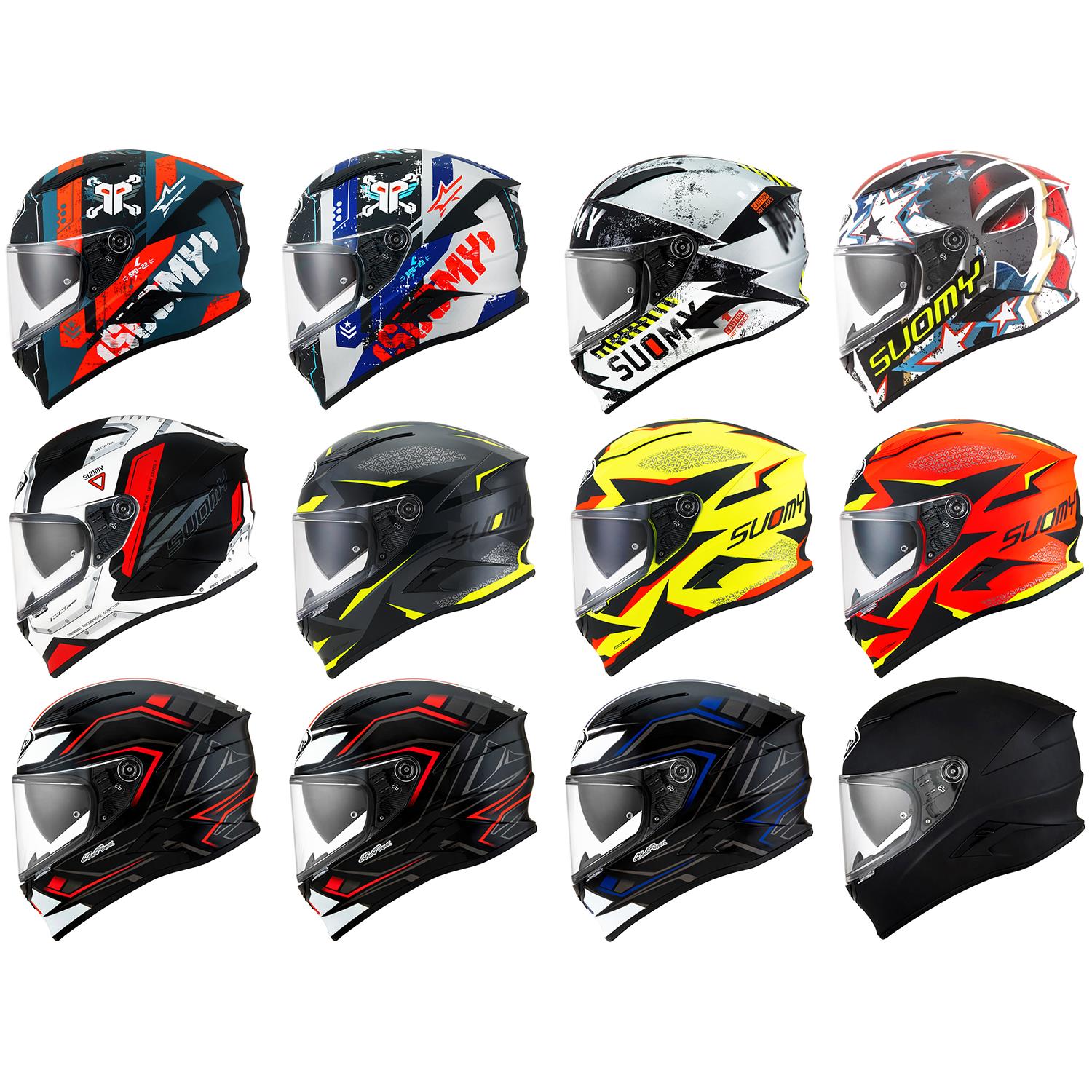 Suomy Speedstar Helmet - Powersports Motorcycle - Choose