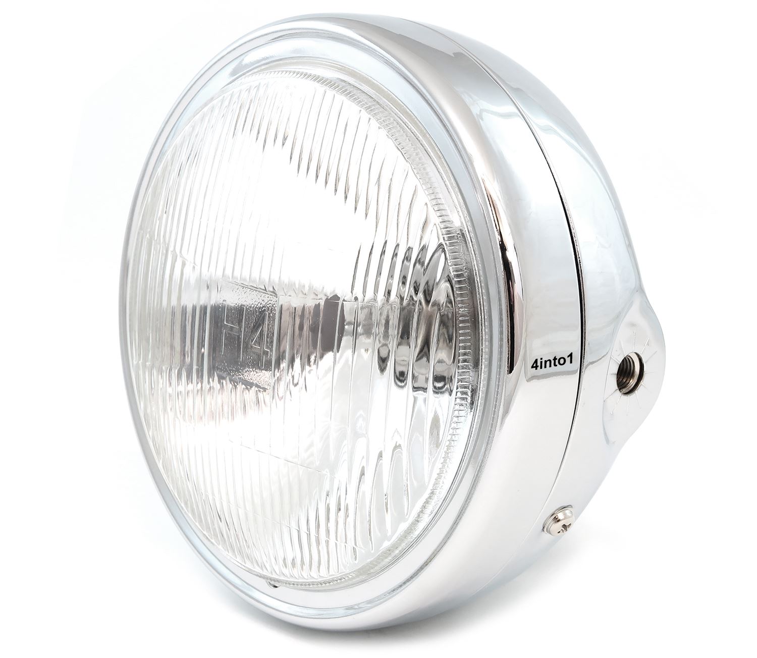 Honda Chrome Halogen Motorcycle Headlight Assembly CB650 CB750 CB900