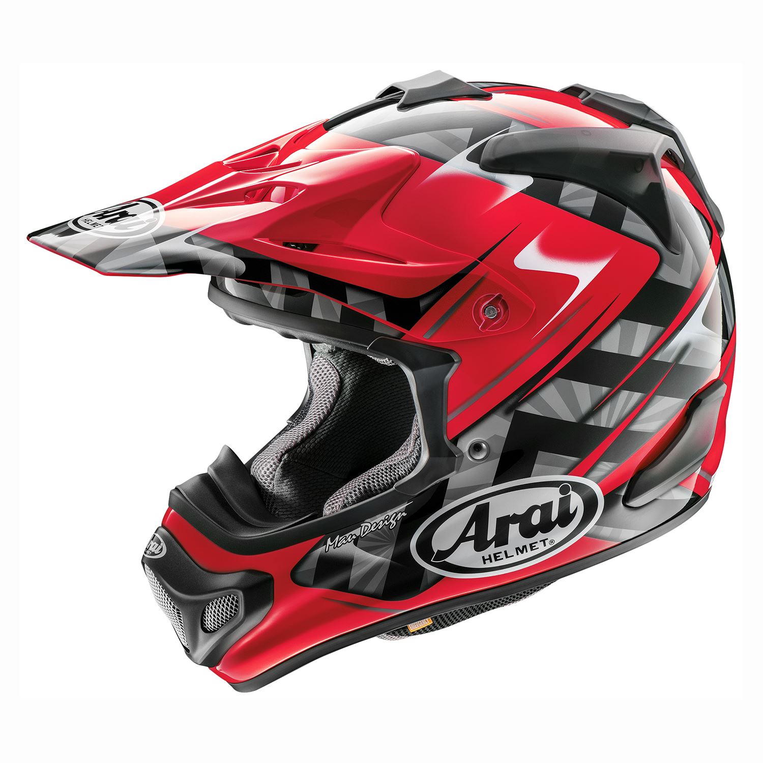 【出品】Arai VX-PRO4 Arai VX-Pro4 Motocross Helmet - Scoop Red - Choose Size | eBay