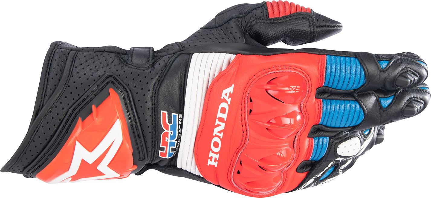 Alpinestars Honda GP PRO R3 Gloves - Black/Red/Blue - XL | eBay