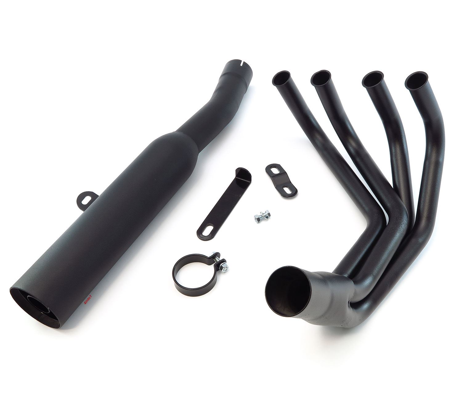 1972-1974 Mac 4into1 Black Canister Exhaust System Fits Honda CB350F