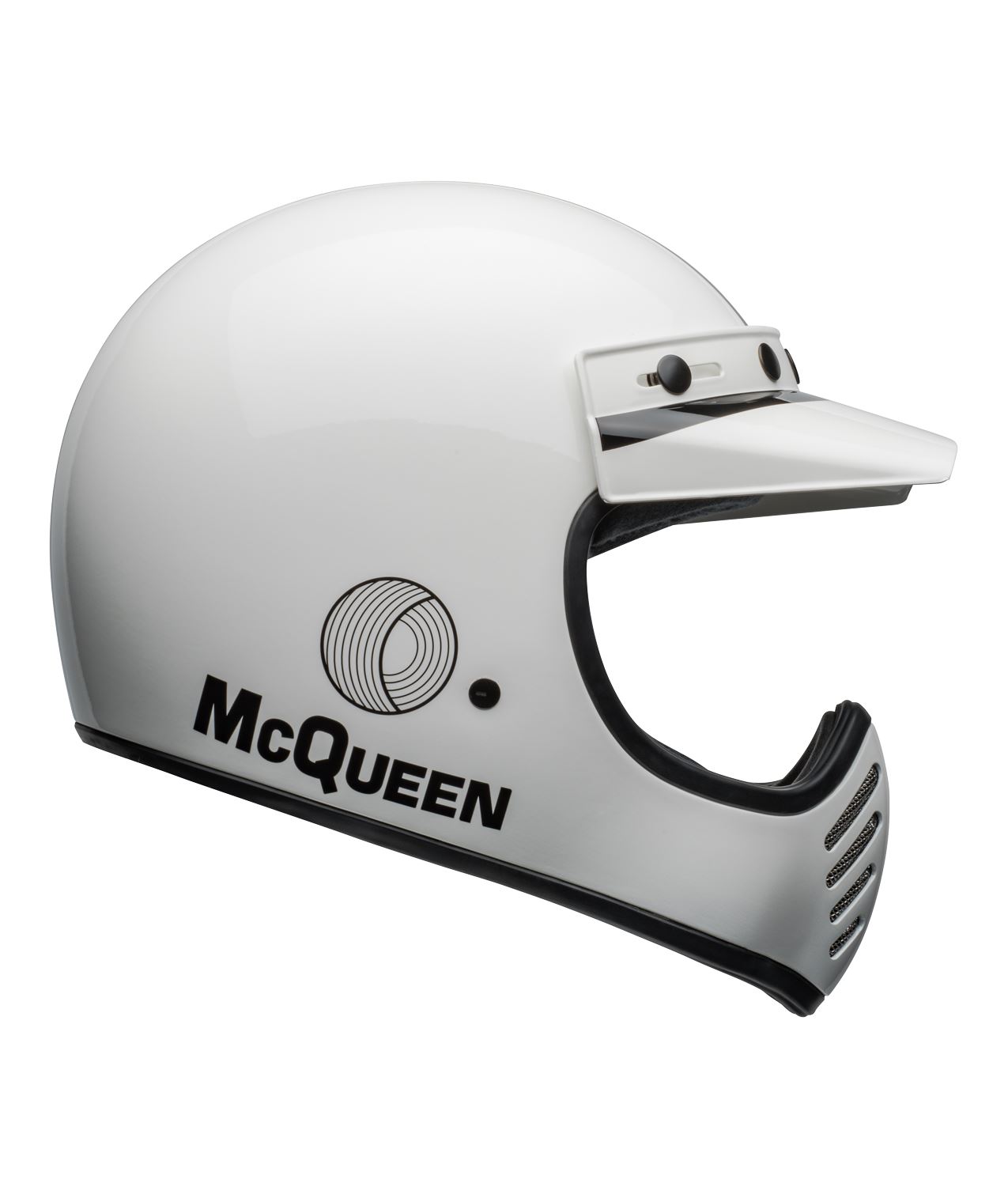 ★BELLベル/MOTO3★ホワイト/シェルS/インナーM★復刻★//MOTOⅢ Bell Moto-3 Steve McQueen Any Given Sunday White/Black