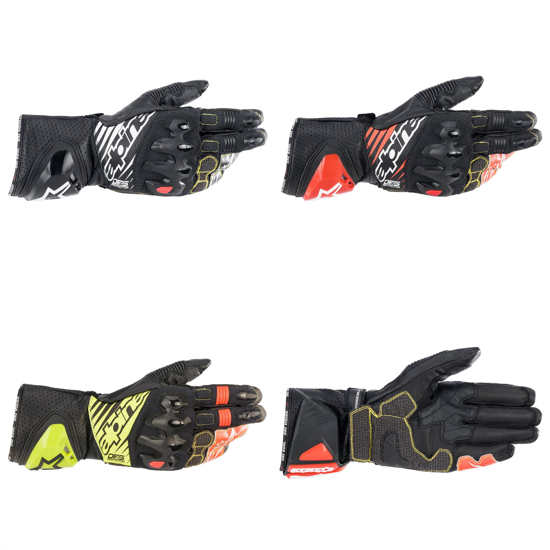 Alpinestars GP Tech V2 Motorcycle Gloves Track Day Race - CHOOSE 