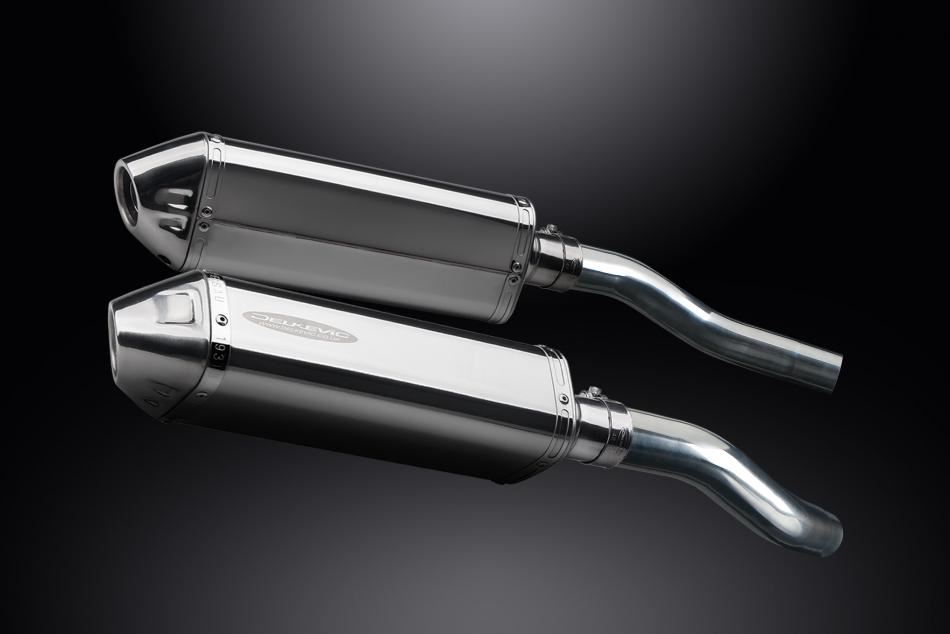 HONDA ST1300 PAN EUROPEAN ABS FULL EXHAUST System 225mm Stainless Oval