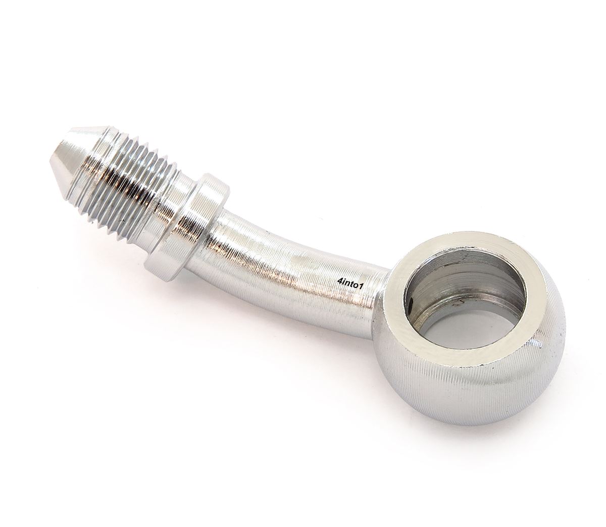 35 Degree Chrome Banjo Brake Line Fitting Size 3 Fits 10mm or 3/8