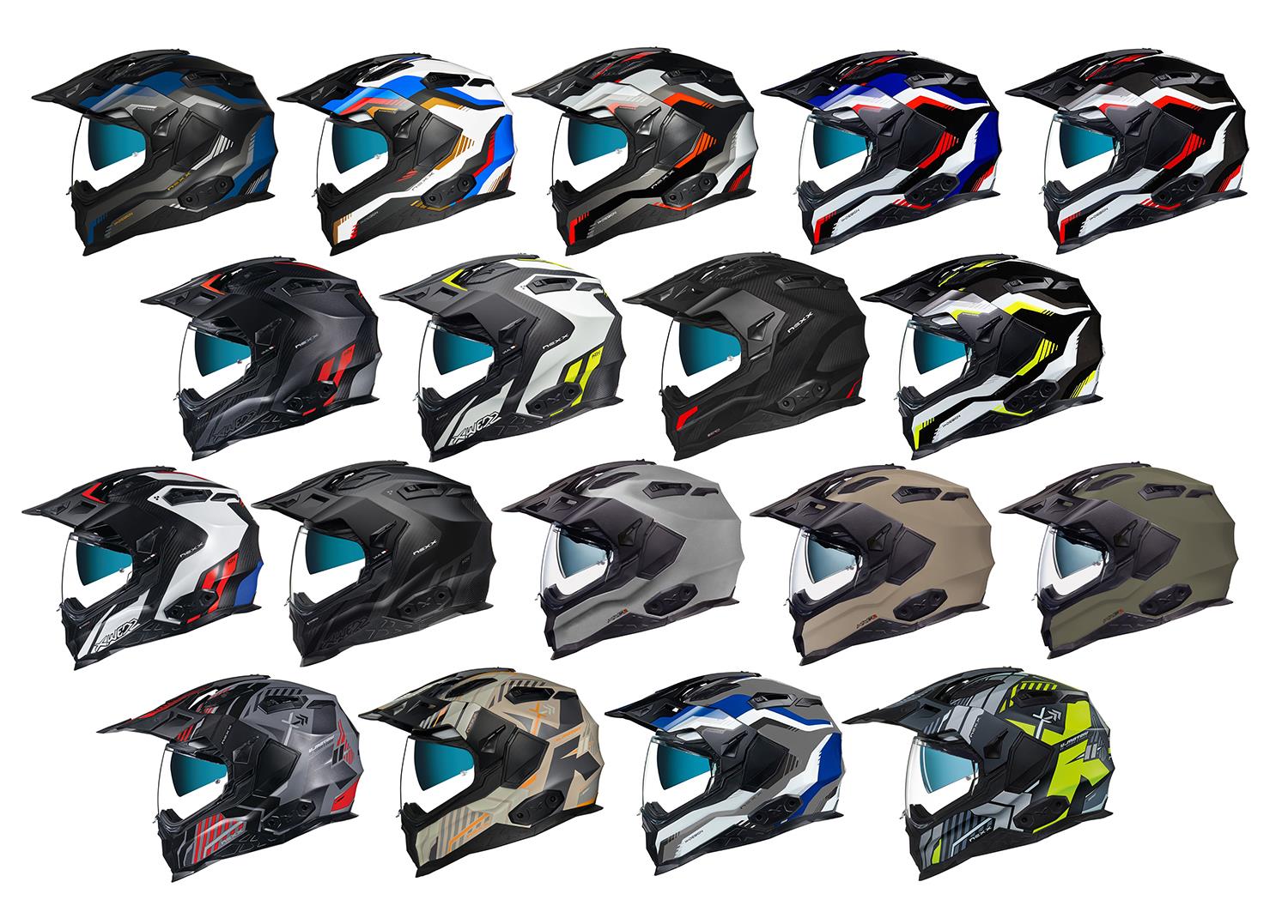 NEXX X.Wed 2 Adventure Helmet - Carbon Option - CHOOSE COLOR
