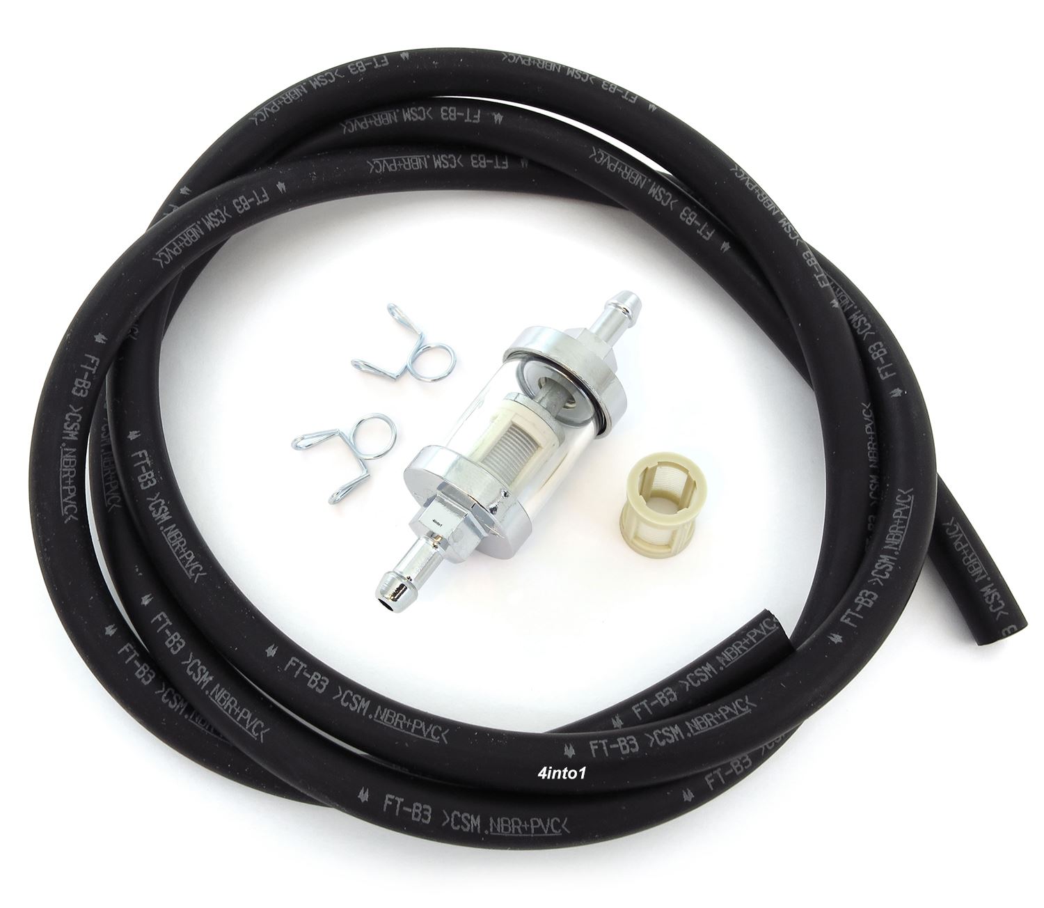 thumbnail image 2 of Genuine Honda Motorcycle Fuel Line Kit – 5 Feet 5.5mm Hose + Clear Fuel Filter 2 of 6