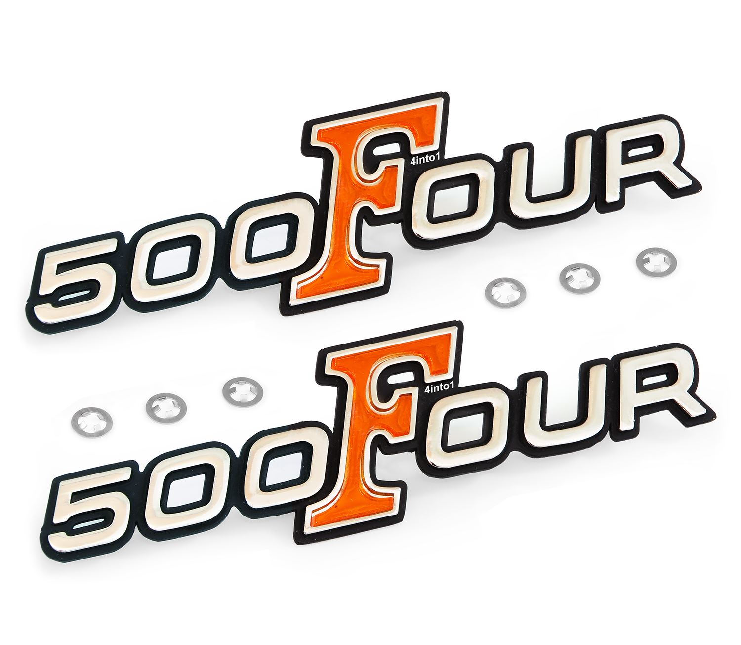 Set of 2 Side Cover Emblems Honda CB500K 19711973 eBay