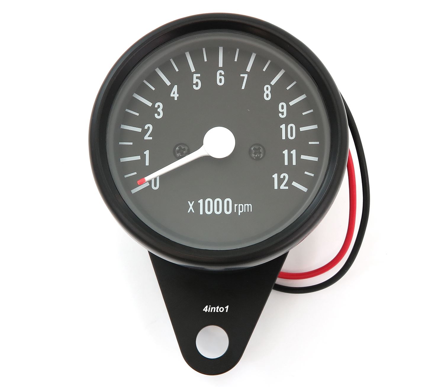 Mini Mechanical Motorcycle Tachometer Tach 12K RPM Black 14 eBay