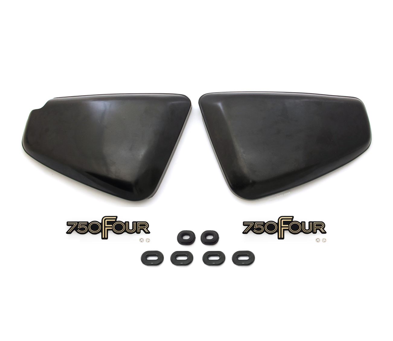 アクセサリー HONDA CB750Four FILE Complete Side Cover Kit - Honda CB750F - 1975-1976 Left & Right