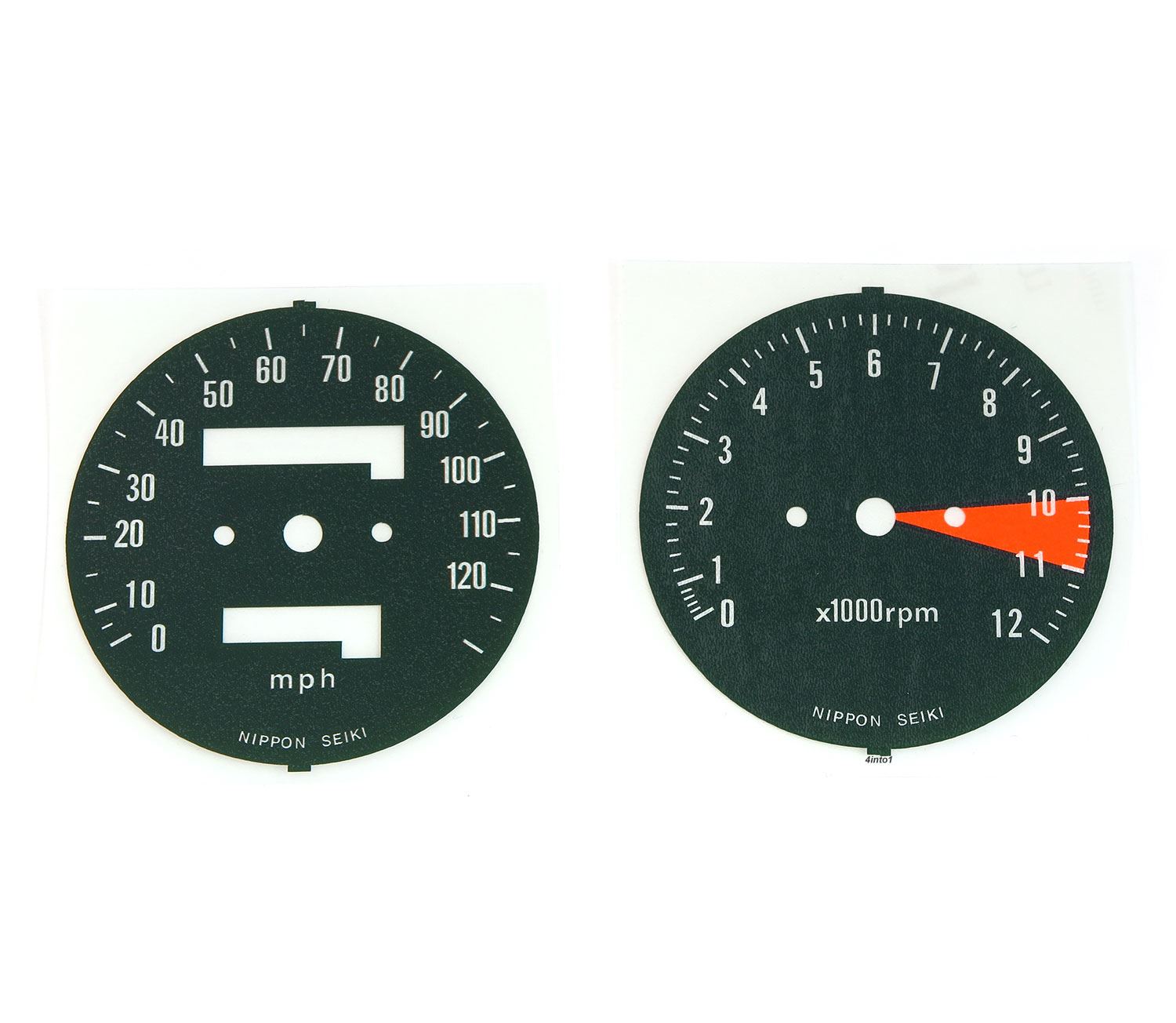 Speedometer & Tachometer Gauge Decal Set 1976 Honda CB400F instrument eBay