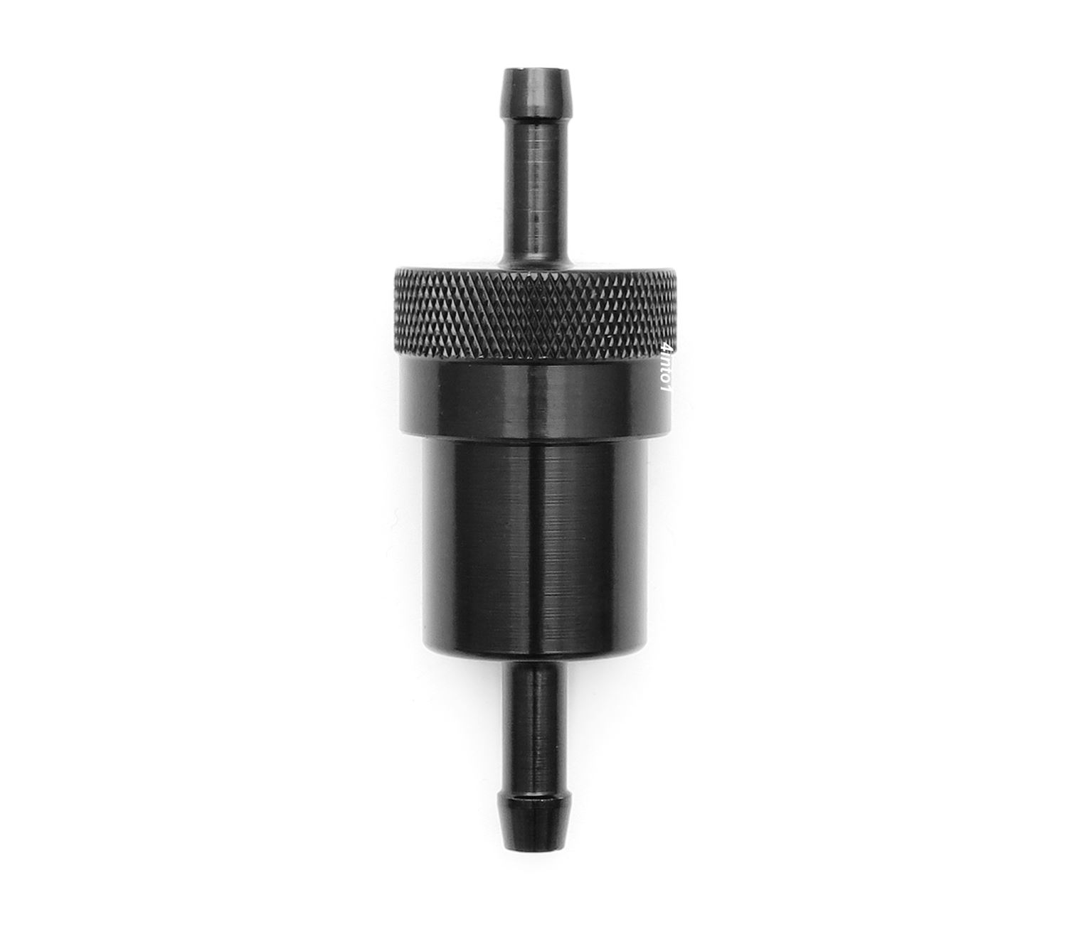Black Anodized Aluminum Fuel Filter - 1/4