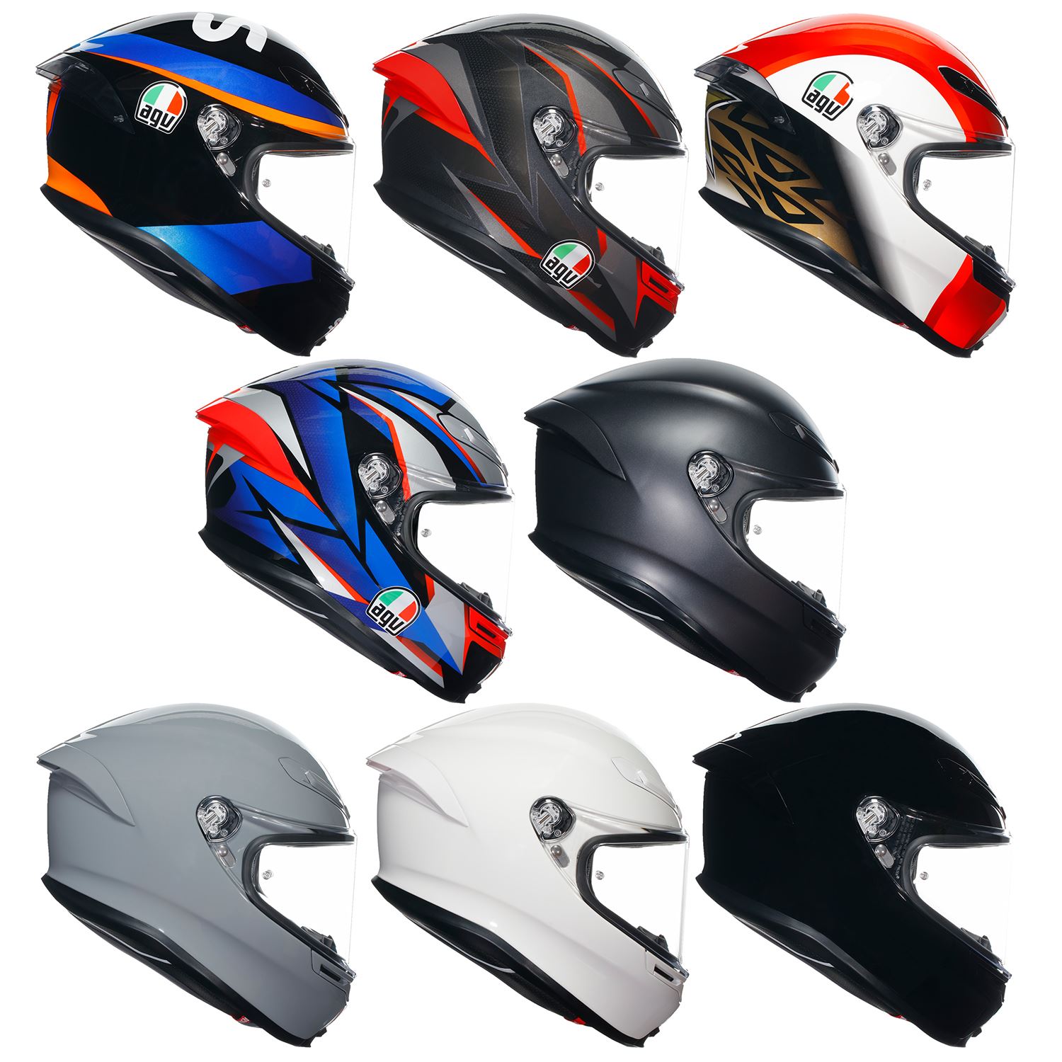 セキュリティ・セーフティ AGV K6 AGV K6 S Motorcycle Helmet - Choose Color & Size | eBay