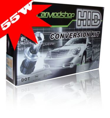 55W H11 Xenon HID Conversion Kit Slim Ballast Headlight Bulbs Pair Replacement - Picture 5 of 11