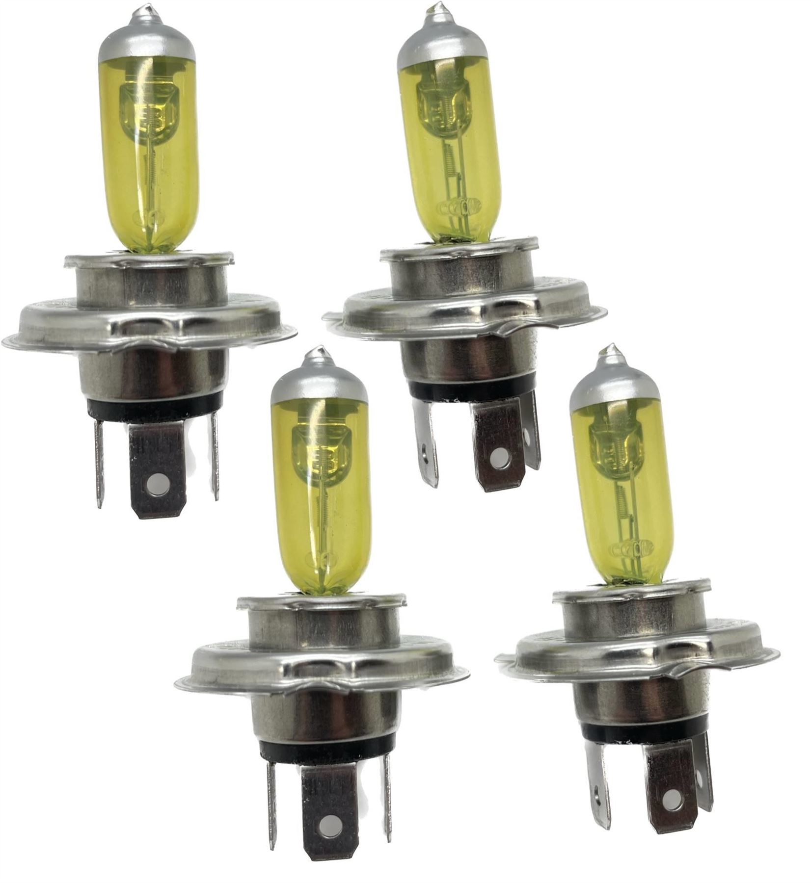 H4 472 Euro golden yellow 3000K halogen headlight light bulbs 60/55W snow fog - Picture 12 of 12