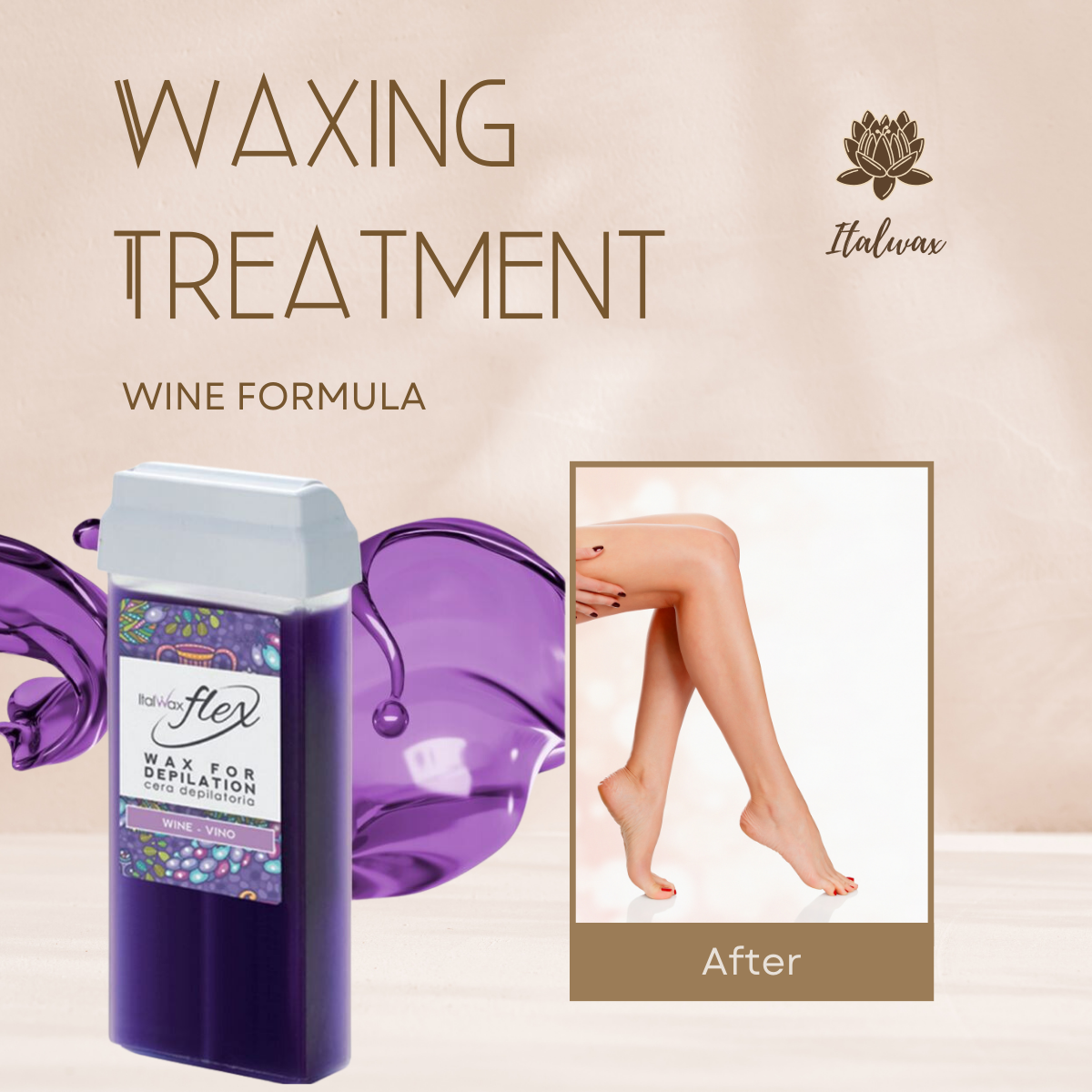 1/6x Hair Removal Liposoluble Warm Wax Cartridge Roll Depilatory Italwax-100ml - Picture 110 of 110