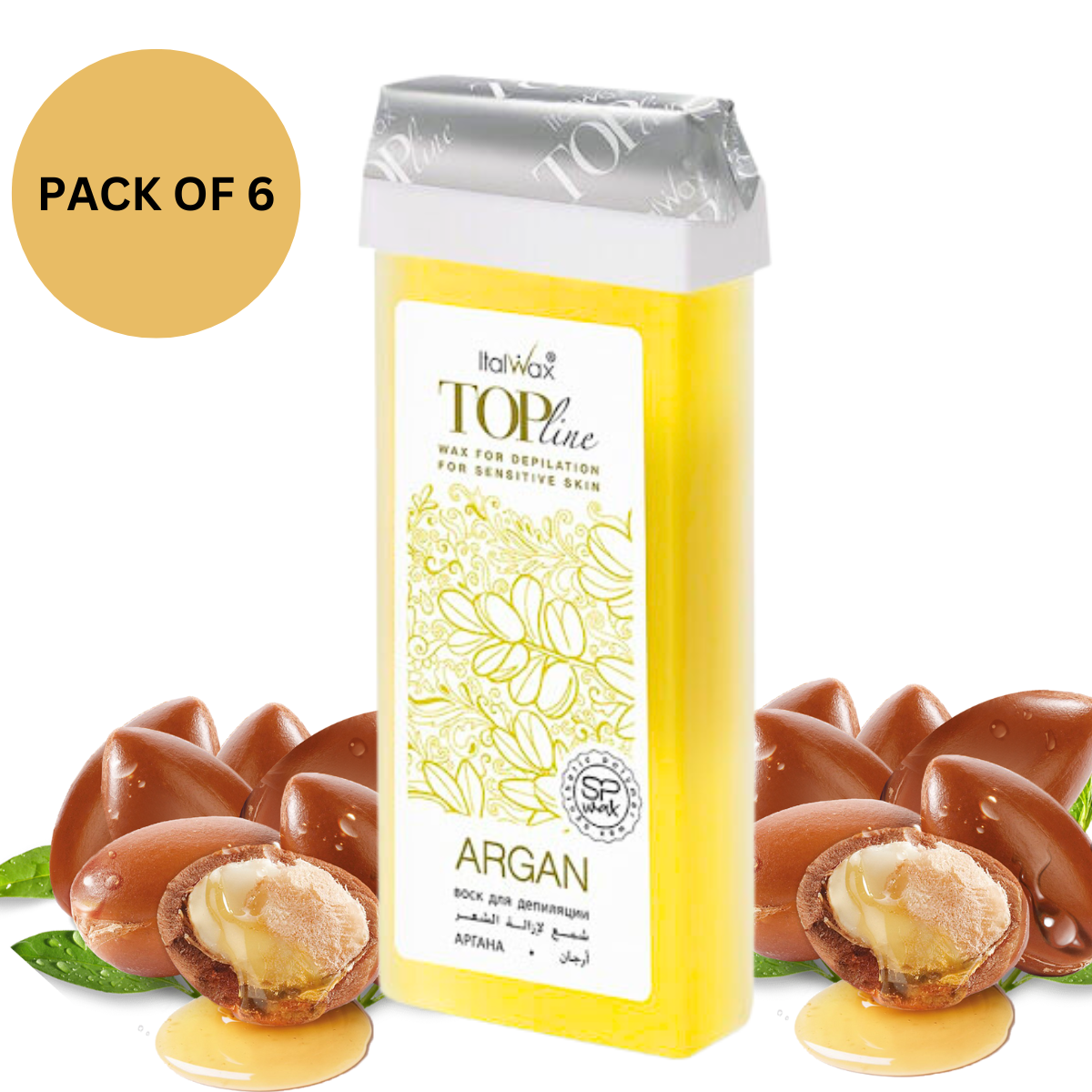 1/6x Hair Removal Liposoluble Warm Wax Cartridge Roll Depilatory Italwax-100ml - Picture 61 of 110