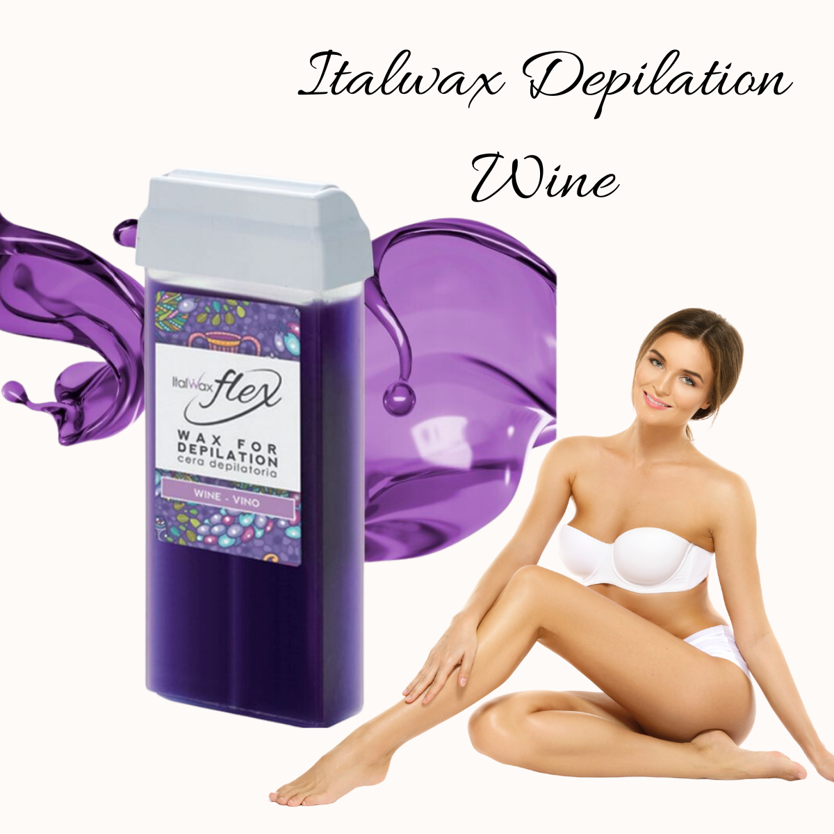 1/6x Hair Removal Liposoluble Warm Wax Cartridge Roll Depilatory Italwax-100ml - Picture 107 of 110