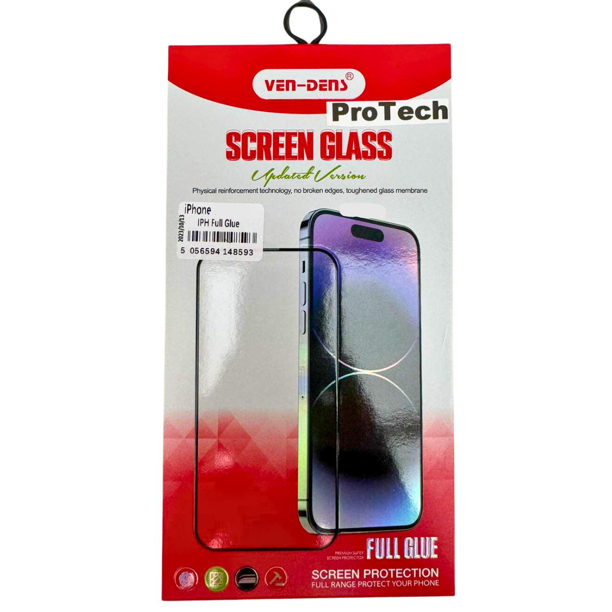 Full Cover Tempered Glass For iPhone 15 14 13 12 Pro Max Screen Protector Guard - Zdjęcie 29 z 39