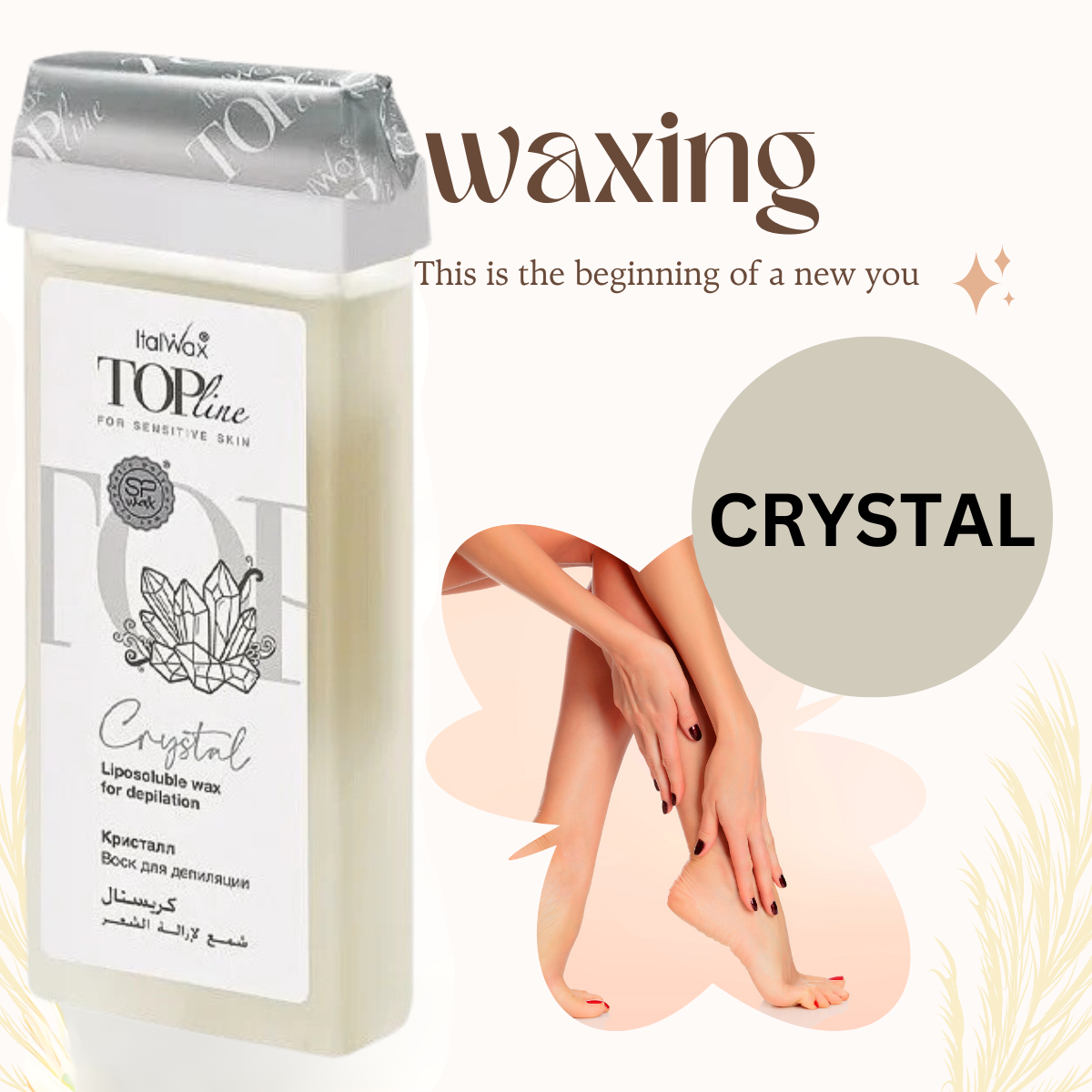 1/6x Hair Removal Liposoluble Warm Wax Cartridge Roll Depilatory Italwax-100ml - Picture 60 of 110
