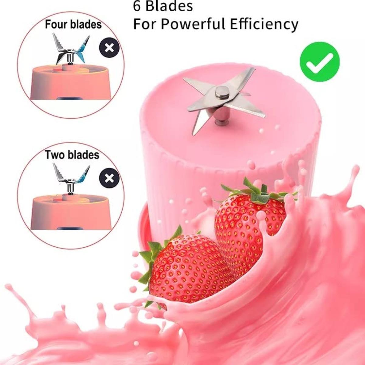 Electric Juice Maker Portable Blender Smoothie Mini Juicer Fruit Machine 380ml - Picture 25 of 35