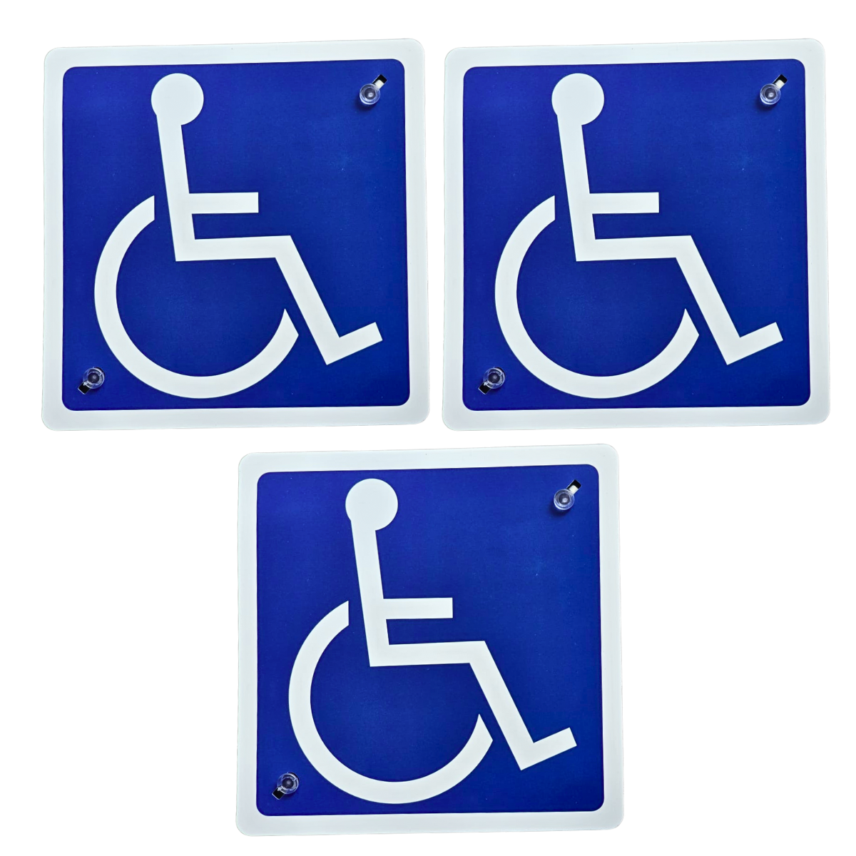Handicap Symbol Aufkleber Auto Fenster Behindertenschild Rollstuhlaufkleber - selbstklebend - Bild 14 von 16