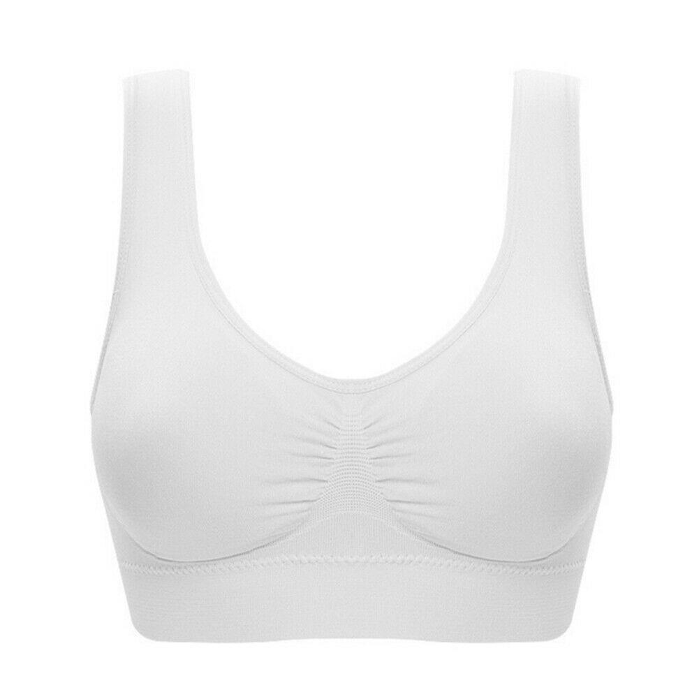 Seamless Comfort Bra Comfy Shapewear Sports Stretch Crop Top Vest Shape Yoga - Picture 12 of 12