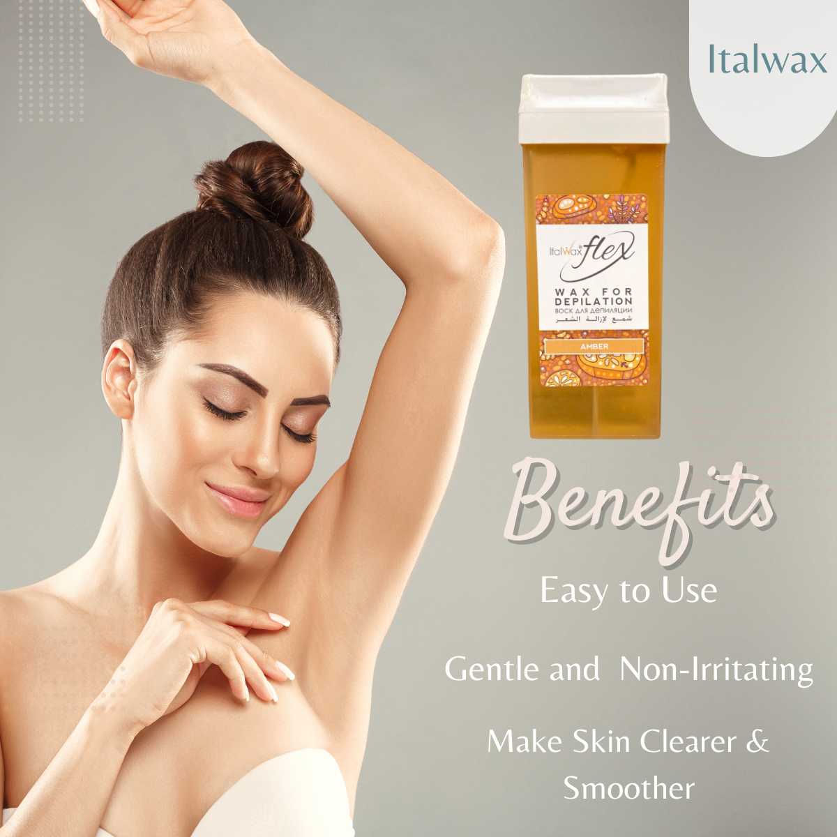 1/6x Hair Removal Liposoluble Warm Wax Cartridge Roll Depilatory Italwax-100ml - Picture 20 of 110