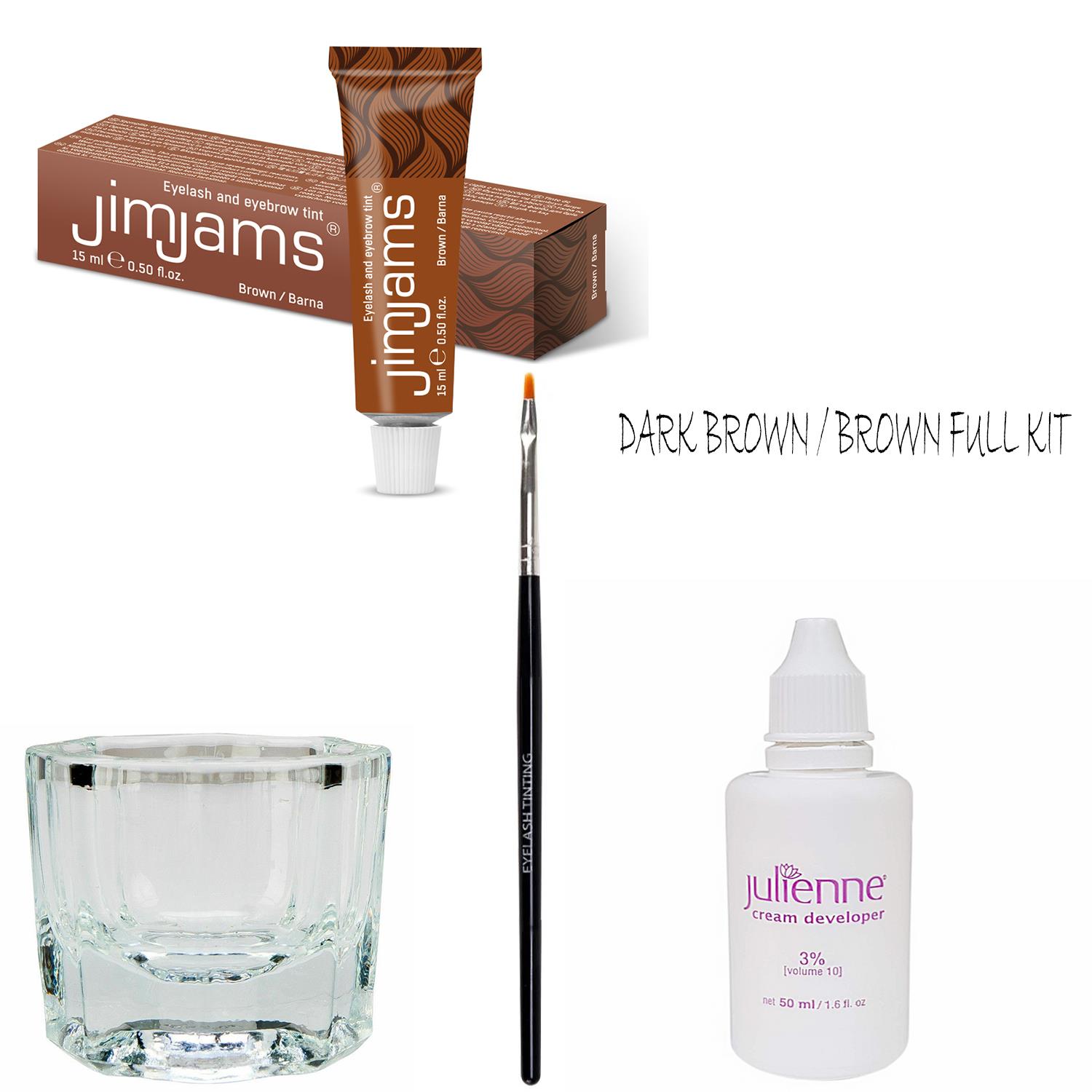 JimJams Professional Tinting Eyelash & Eyebrow Dye Tint Lash Kit All Colours eBay