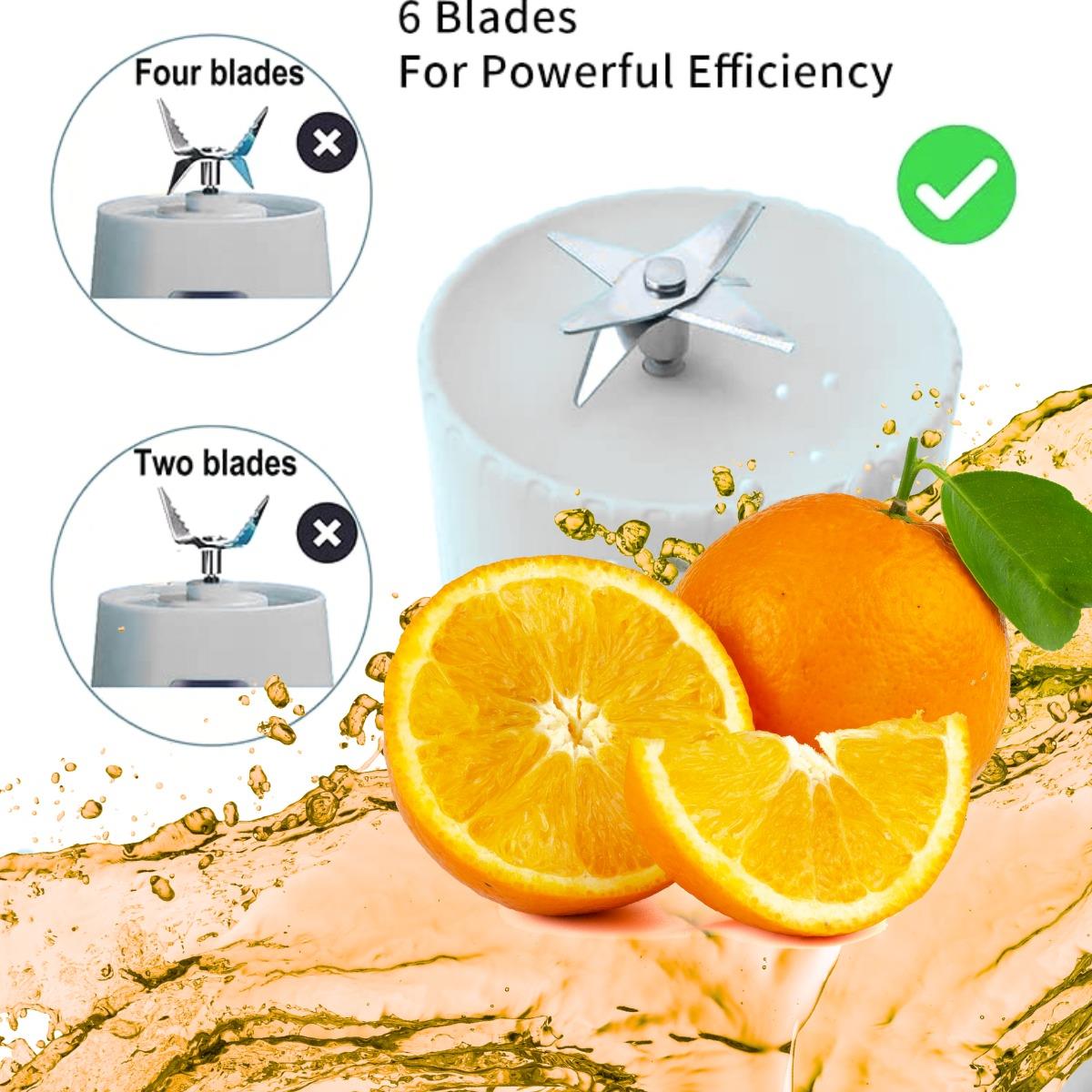 Electric Juice Maker Portable Blender Smoothie Mini Juicer Fruit Machine 380ml - Picture 32 of 35