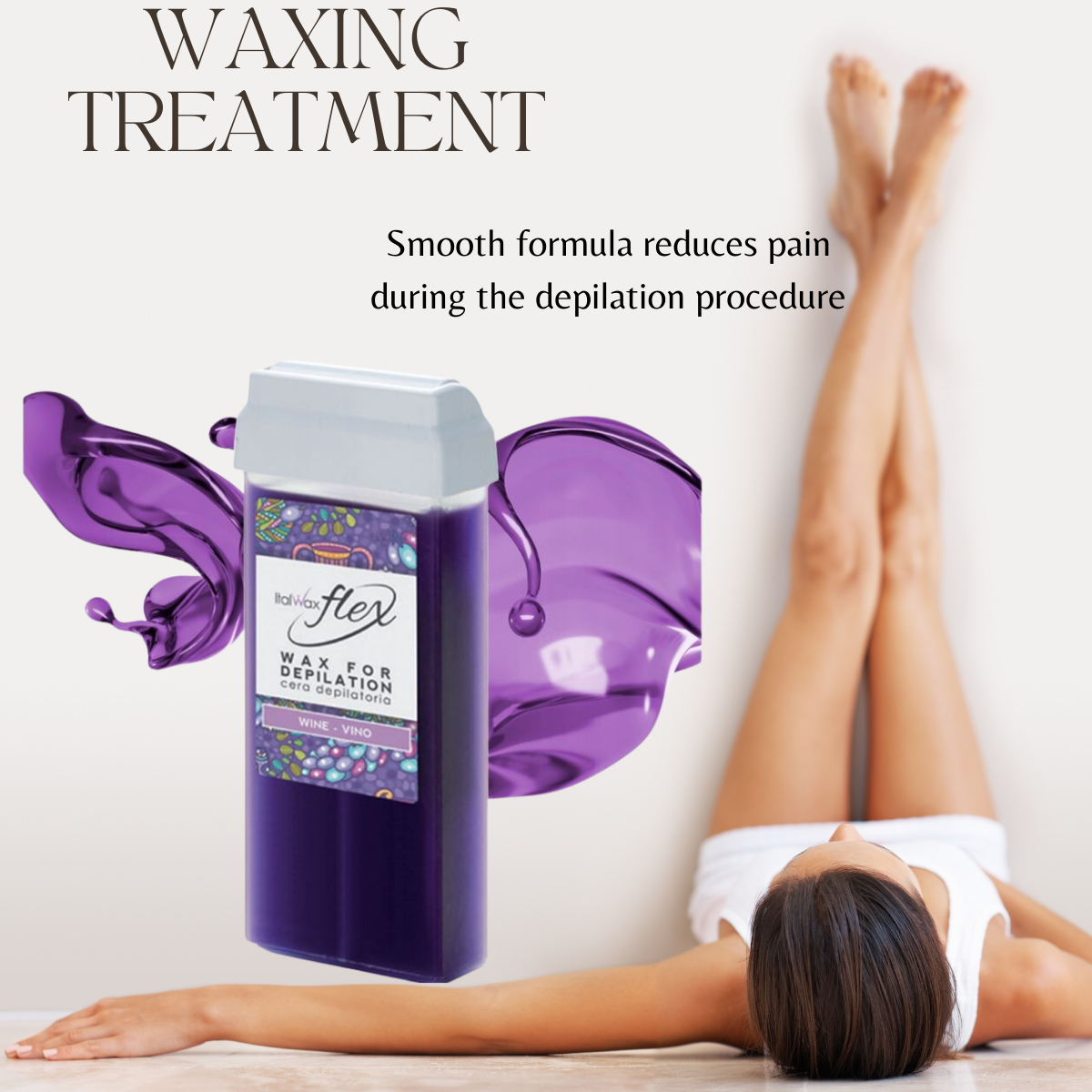 1/6x Hair Removal Liposoluble Warm Wax Cartridge Roll Depilatory Italwax-100ml - Picture 108 of 110