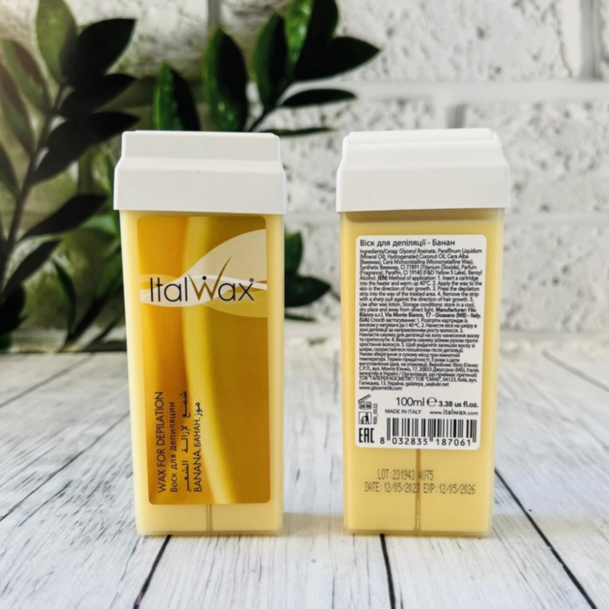 1/6x Hair Removal Liposoluble Warm Wax Cartridge Roll Depilatory Italwax-100ml - Picture 43 of 110