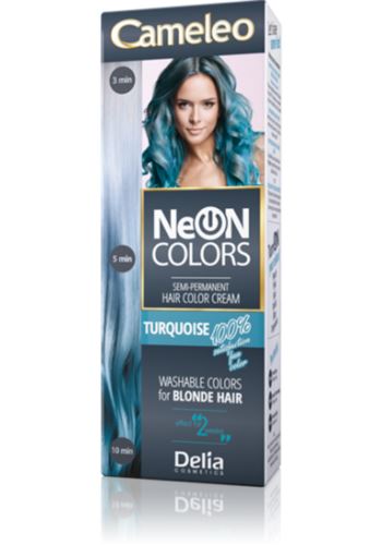 Cameleo Neon Semi Permanent Hair Colour Cream Dye Vibrant Delia Hair Colour Tube - Picture 9 of 9