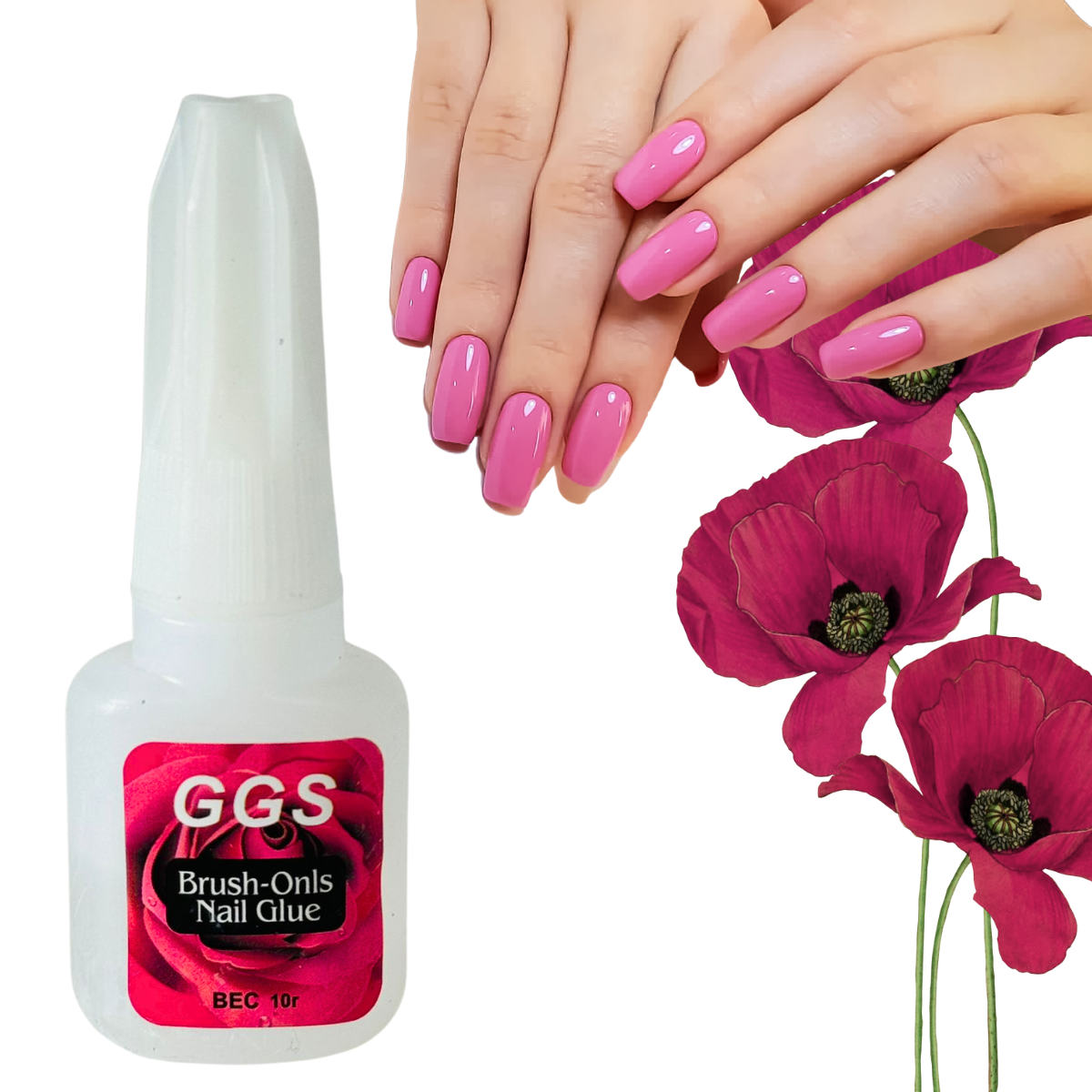 10 pcs False Nails Long Acrylic French Tip Reusable Artificial Nails & Glue - Picture 18 of 44